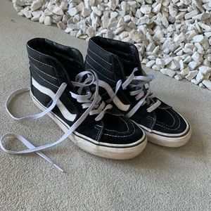 Classic black vans size 8.5